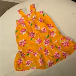 Old Navy Yellow Floral Kids Dress